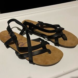 Black Sandals. Women’s size 10. Blowfish Malibu brand.